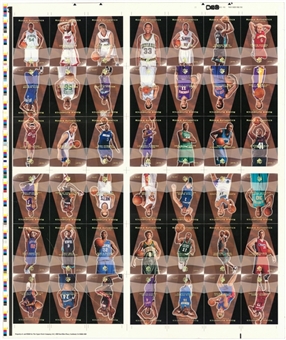 2003/04 UD SP Authentic Uncut Sheet (42 Cards) – Featuring LeBron James Rookie Card!